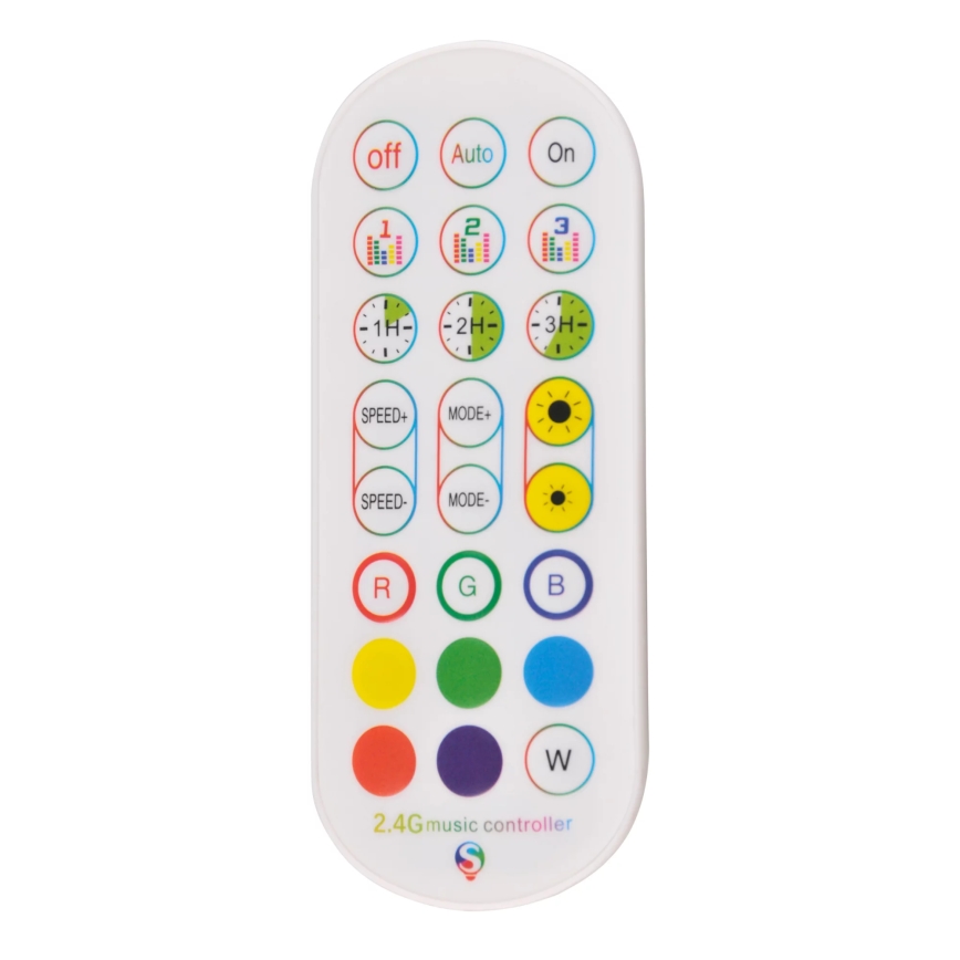 LED RGBW Lampa podłogowa ściemnialna MAGICAL LED/7W/230V + zdalne sterowanie