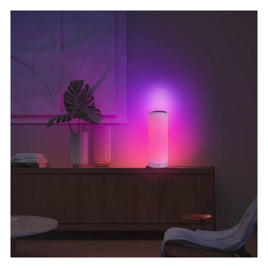 LED RGBW Lampa ściemnialna stołowa LED/5W/230V + zdalne sterowanie