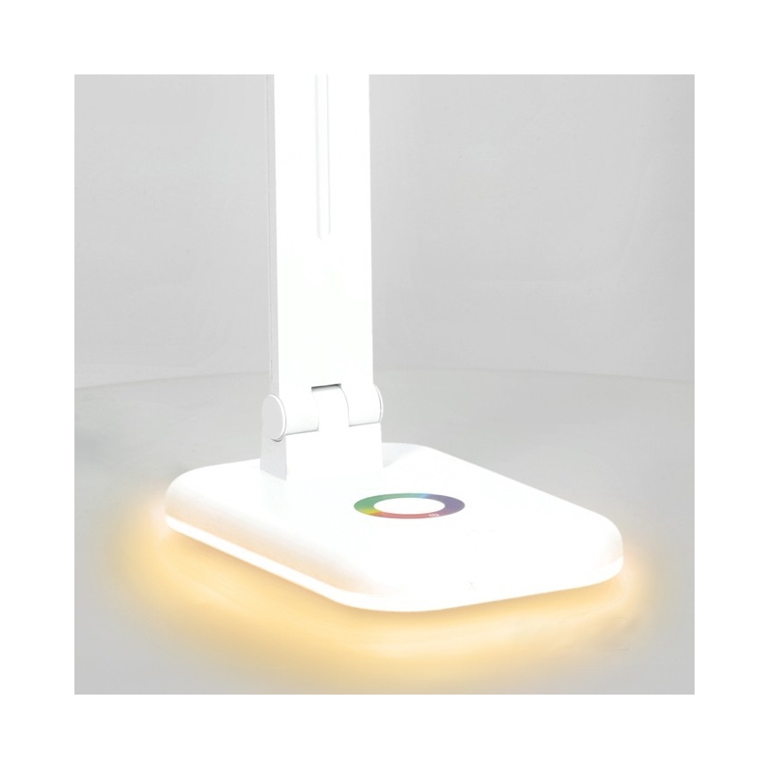 LED RGBW Lampa ściemnialna stołowa NOBLITE LED/7W/5V 3000/4000/6500K biały