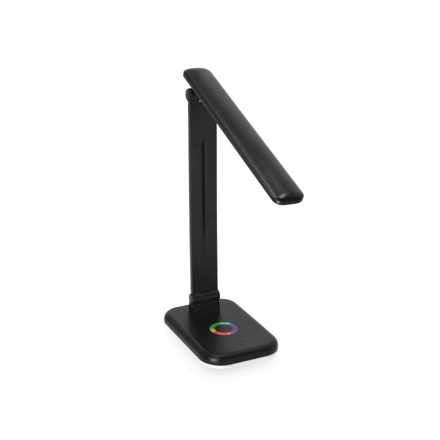 LED RGBW Lampa ściemnialna stołowa NOBLITE LED/7W/5V 3000/4000/6500K czarny