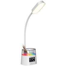 LED RGBW Lampa ściemnialna stołowa z uchwytem na ołówek FALCON LED/10W/5V