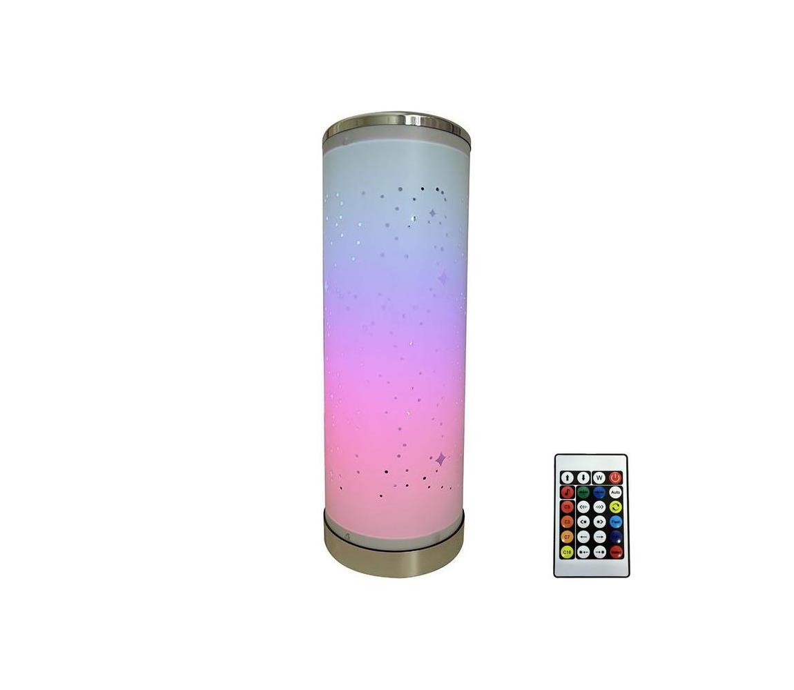 LED RGBW Lampa ściemnialna stołowa LED/5W/230V + zdalne sterowanie
