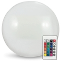 LED RGBW Lampa solarna BALL LED/3,7V 1500 mAh śr. 50 cm IP65 + zdalne sterowanie