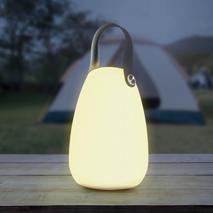 LED RGBW Lampa solarna CANARIA LED/2W/1,2V 400 mAh IP44 biały