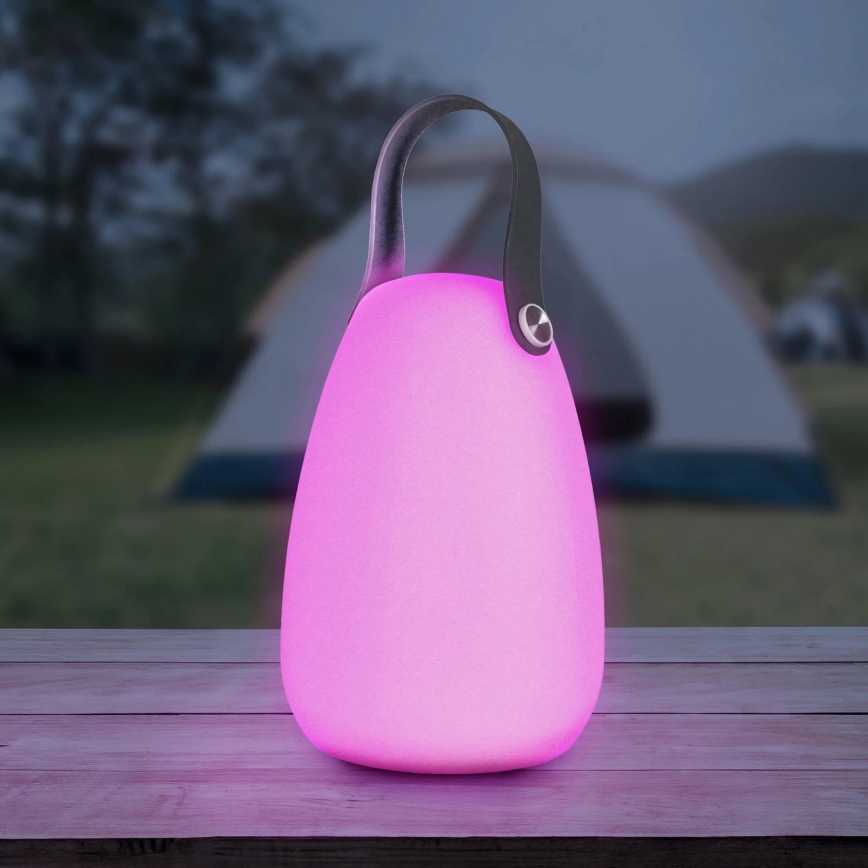 LED RGBW Lampa solarna CANARIA LED/2W/1,2V 400 mAh IP44 biały