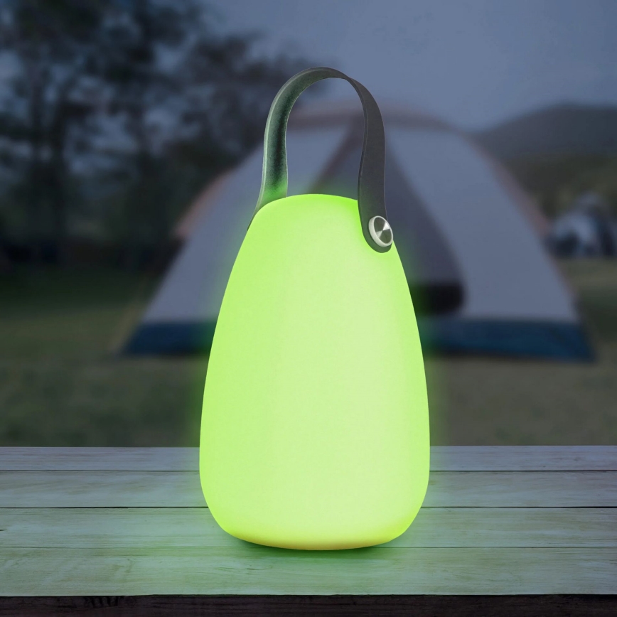 LED RGBW Lampa solarna CANARIA LED/2W/1,2V 400 mAh IP44 biały