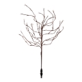 LED RGBW Lampa solarna TREE LED/0,1W/1,2V 600 mAh IP44 brązowa
