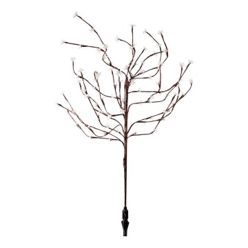 LED RGBW Lampa solarna TREE LED/0,1W/1,2V 600 mAh IP44 brązowa