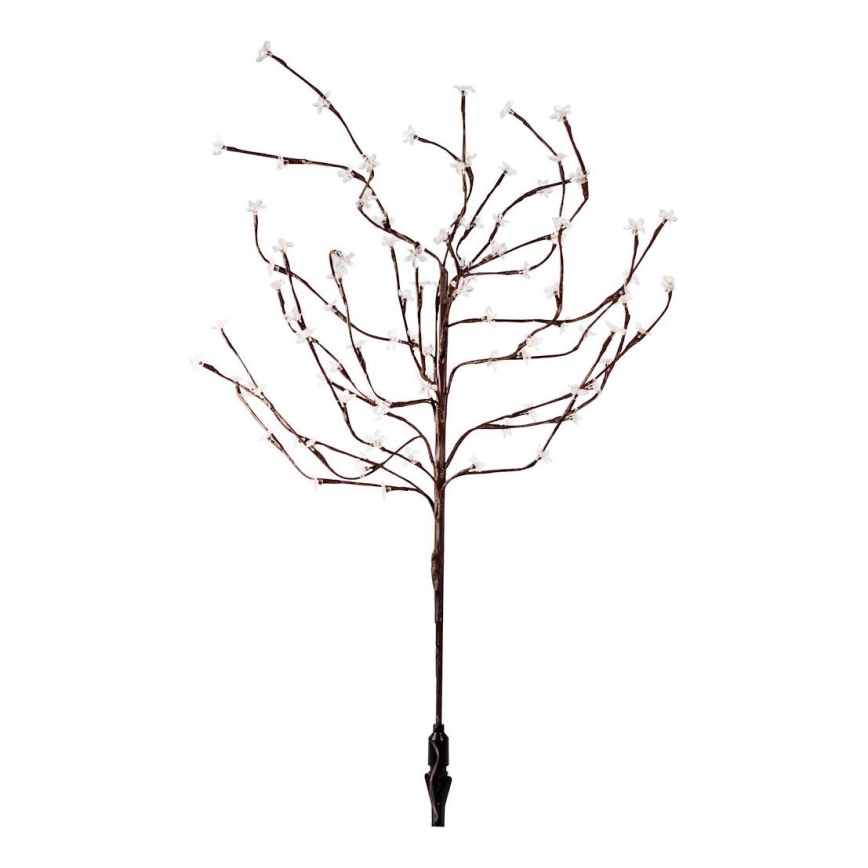 LED RGBW Lampa solarna TREE LED/0,1W/1,2V 600 mAh IP44 brązowa