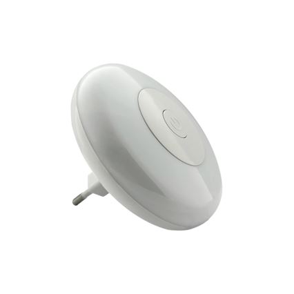 LED RGBW Lampka nocna LED/1W/230V biały