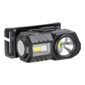 LED RGBW Ściemnialna akumulatorowa czołówka USB LED/3W/5V IP43 190 błyszcz. 24 h 750 mAh