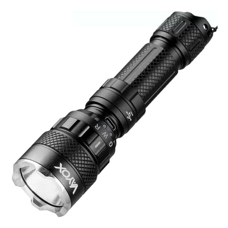 LED RGBW Ściemnialna akumulatorowa latarka LED/15W/5V IP66 1500 błyszcz. 2000 mAh