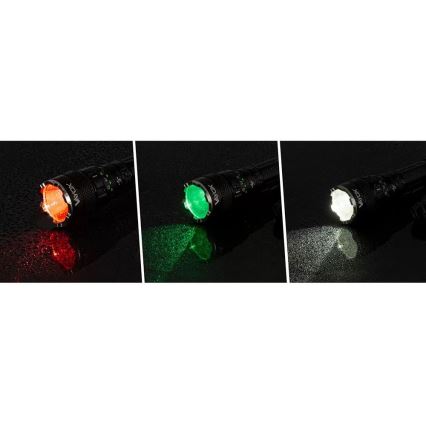 LED RGBW Ściemnialna akumulatorowa latarka LED/15W/5V IP66 1500 błyszcz. 2000 mAh
