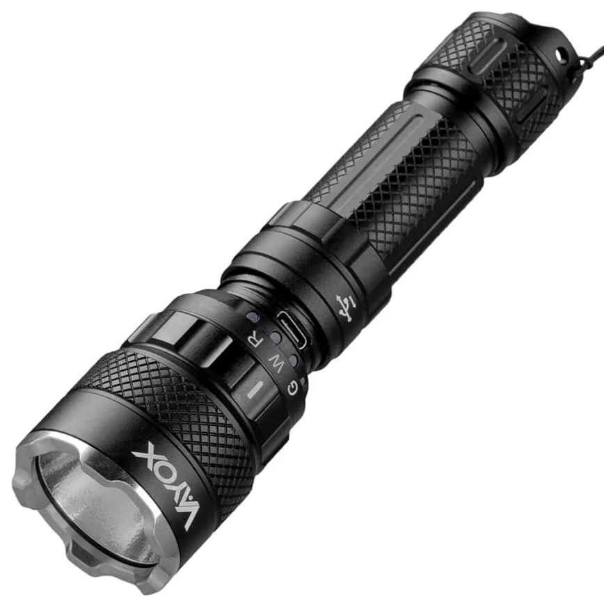LED RGBW Ściemnialna akumulatorowa latarka LED/15W/5V IP66 1500 błyszcz. 2000 mAh