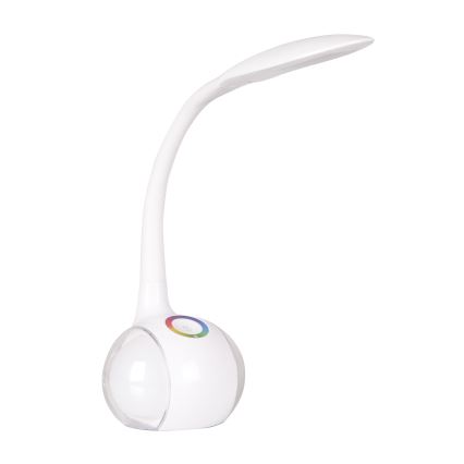 LED RGBW Ściemnialna dotykowa lampa stołowa COSMOS LED/6,5W/230V biały
