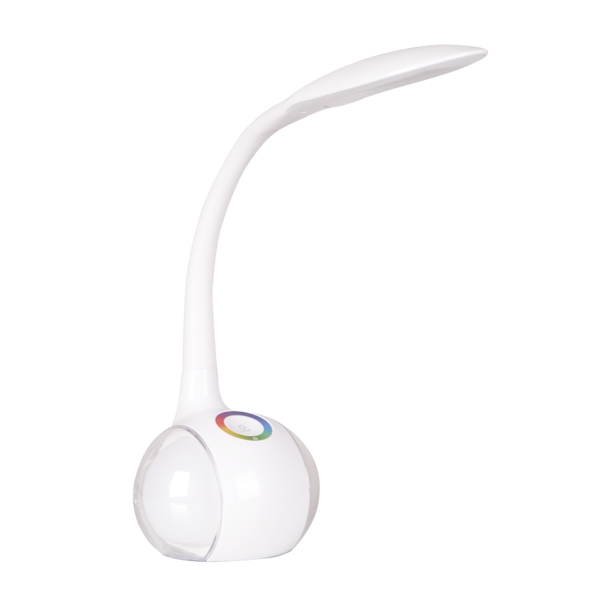 LED RGBW Ściemnialna dotykowa lampa stołowa COSMOS LED/6,5W/230V biały