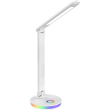 LED RGBW Ściemnialna dotykowa lampa stołowa NEPTUN LED/7W/230V biała