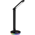 LED RGBW Ściemnialna dotykowa lampa stołowa NEPTUN LED/7W/230V czarna