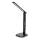 LED RGBW Ściemnialna dotykowa lampa stołowa z bezprzewodowym ładowaniem LCD wyświetlaczem i portem USB MAGNUS LED/6W/5V 3000-6500K czarny