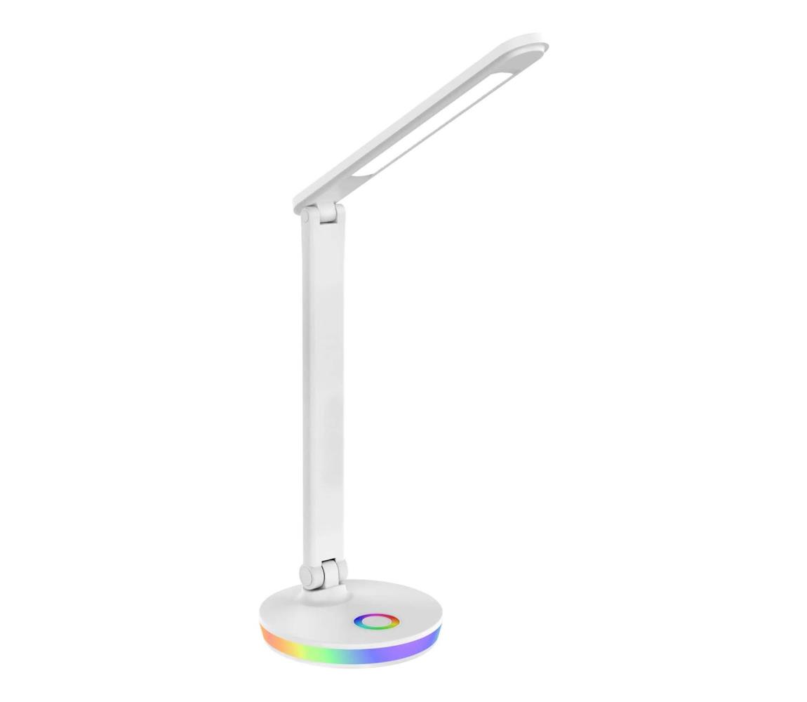 LED RGBW Ściemnialna dotykowa lampa stołowa NEPTUN LED/7W/230V biała