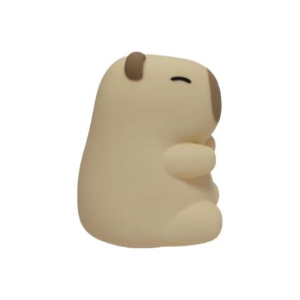 LED RGBW ściemnialna ładowalna dotykowa dziecięca lampka nocna KAPYBARA LED/0,45W/5V 800 mAh