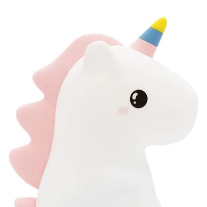 LED RGBW ściemnialna, ładowalna, dotykowa lampka nocna dla dzieci UNICORN LED/1W/5V 1200 mAh
