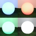 LED RGBW Ściemnialna lampa solarna GARDEN BALL LED/5W/3,7V 3000K IP54 2200 mAh średnica 40 cm + pilot zdalnego sterowania