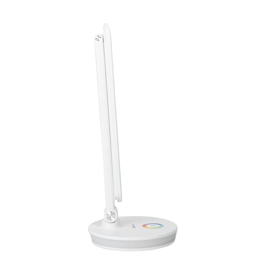 LED RGBW Ściemnialna lampa stołowa z funkcją power banku LED/12W/5V 2800-6000K biała
