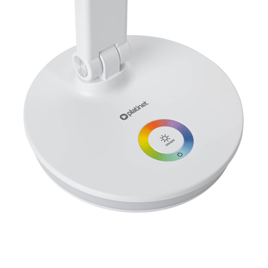 LED RGBW Ściemnialna lampa stołowa z funkcją power banku LED/12W/5V 2800-6000K biała