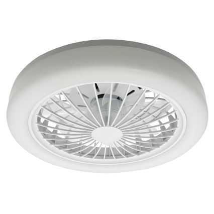 LED RGBW ściemnialna oprawa sufitowa z wentylatorem ZAMBIA LED/24W/230V 3000-6500K biała + zdalne sterowanie