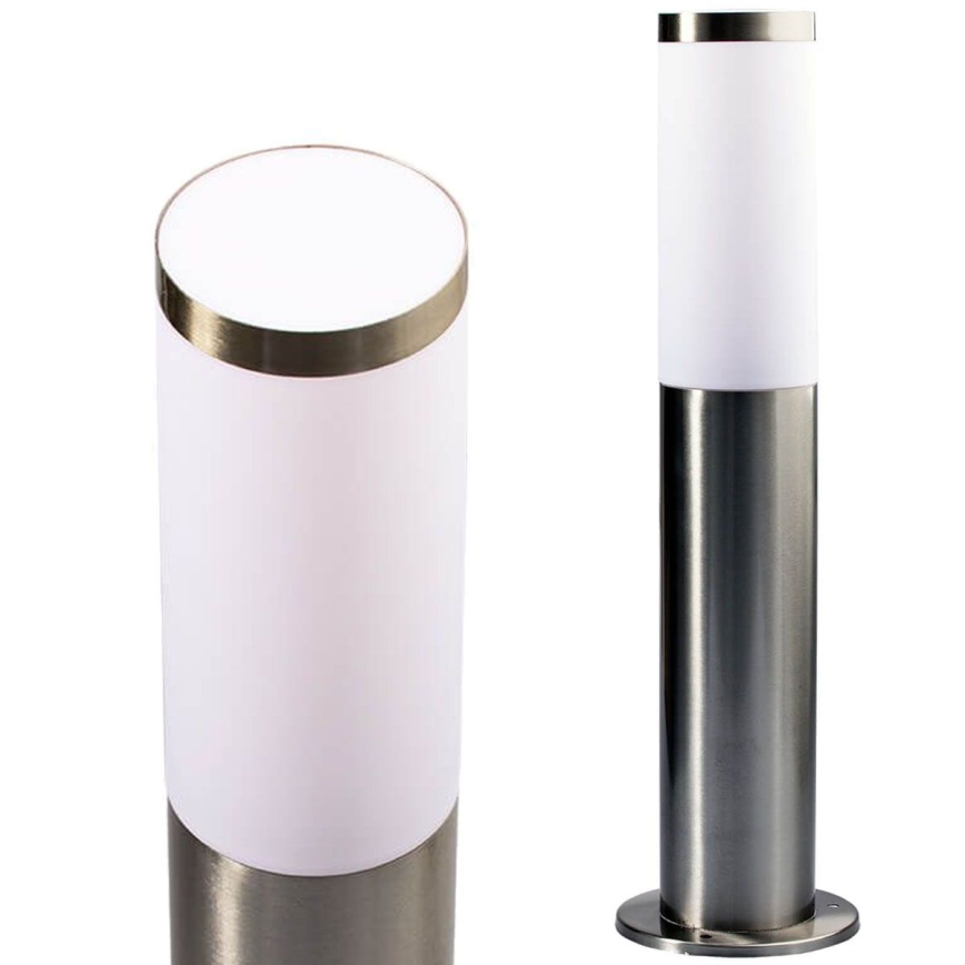 LED RGBW ściemnialna lampa zewnętrzna LIVIA 1xE27/6,5W/230V 2700-6500K Wi-Fi 45 cm IP44 srebrna
