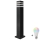 LED RGBW ściemnialna lampa zewnętrzna TEKSAS 1xE27/12W/230V 2700-6500K Wi-Fi 74 cm IP44 antracyt