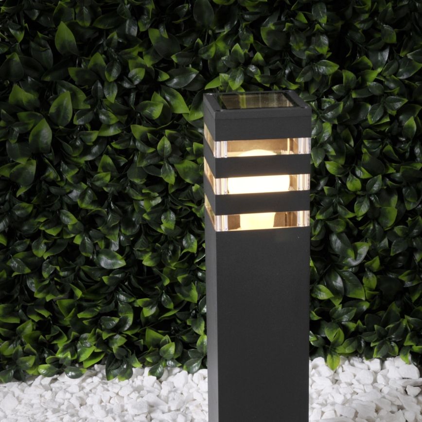 LED RGBW ściemnialna lampa zewnętrzna TEKSAS 1xE27/9W/230V 2700-6500K Wi-Fi 74 cm IP44 antracyt