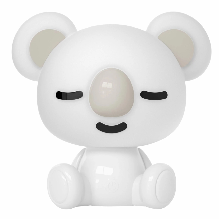 LED RGBW Ściemnialna lampka nocna dla dzieci LED/2,5W/230V koala biała
