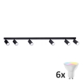 LED RGBW ściemnialna oprawa punktowa ANGIE 6xGU10/6,5W/230V 2700-6500K