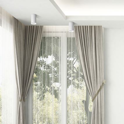 LED RGBW Ściemnialna oprawa punktowa do łazienki TURYN 1xGU10/6W/230V 3000K Wi-Fi IP44 biała