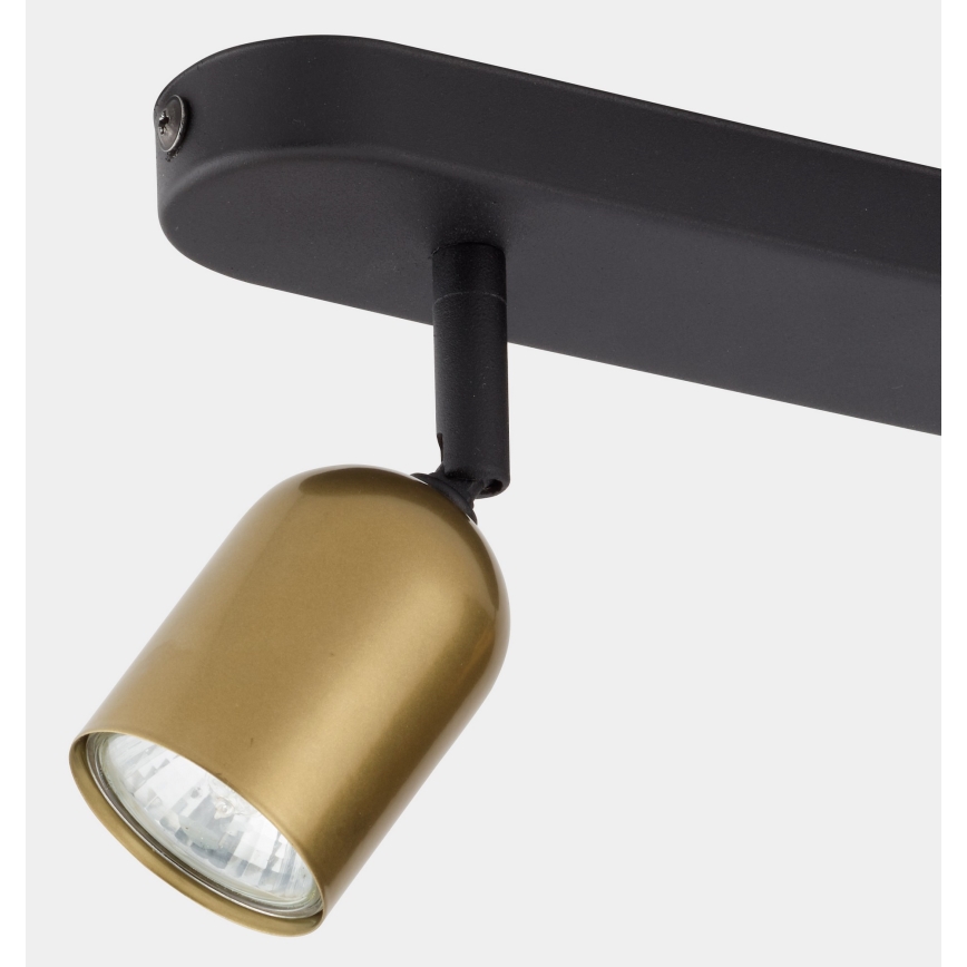 LED RGBW ściemnialna oprawa punktowa TOP 2xGU10/6,5W/230V 2700-6500K złoty/czarny