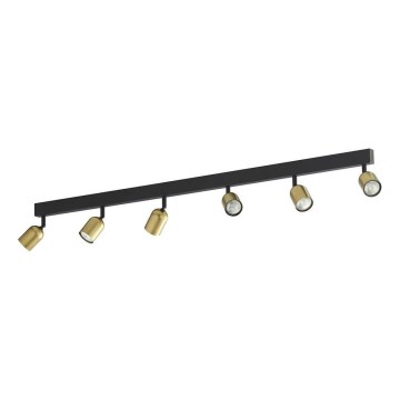 LED RGBW ściemnialna oprawa punktowa TOP 6xGU10/6,5W/230V 2700-6500K złota/czarna