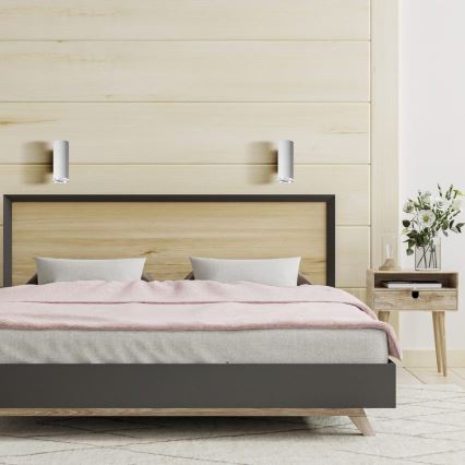 LED RGBW ściemnialny kinkiet łazienkowy TURYN 1xGU10/6,5W/230V 2700-6500K Wi-Fi IP44 biały