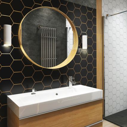 LED RGBW ściemnialny kinkiet łazienkowy TURYN 1xGU10/6W/230V 3000K Wi-Fi IP44 biały