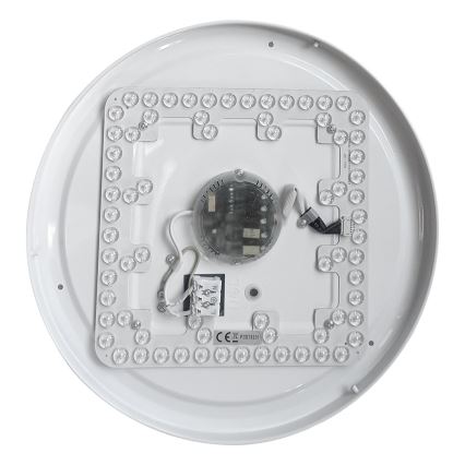 LED RGBW ściemnialna lampa sufitowa MELO LED/36W/230V 3000-6000K śr. 39 cm biała + pilot zdalnego sterowania