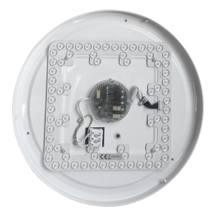 LED RGBW ściemnialna lampa sufitowa MELO LED/36W/230V 3000-6000K śr. 39 cm biała + pilot zdalnego sterowania