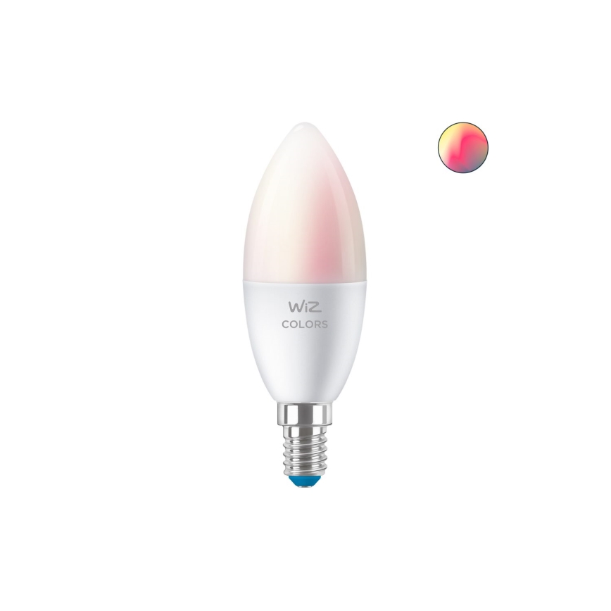 LED RGBW Ściemnialna żarówka C37 E14/4,9W/230V 2200-6500K CRI 90 Wi-Fi -WiZ