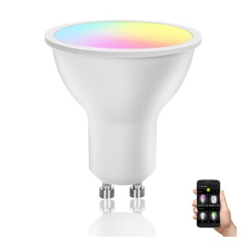 LED RGBW ściemnialna żarówka MESH Smart GU10/6,5W/230V 2700-6500K - Aigostar