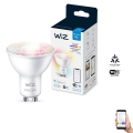LED RGBW Ściemnialna żarówka PAR16 GU10/4,7W/230V 2200-6500K CRI 90 Wi-Fi - WiZ