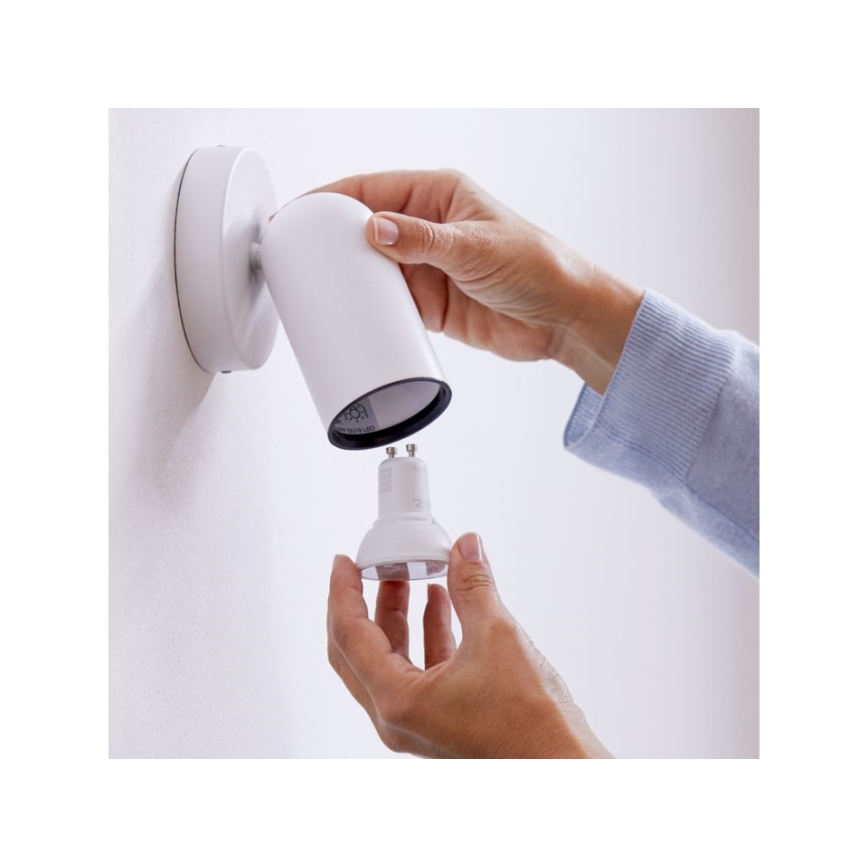 LED RGBW Ściemnialna żarówka PAR16 GU10/4,7W/230V 2200-6500K CRI 90 Wi-Fi - WiZ