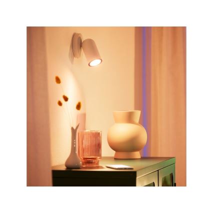 LED RGBW Ściemnialna żarówka PAR16 GU10/4,7W/230V 2200-6500K CRI 90 Wi-Fi - WiZ