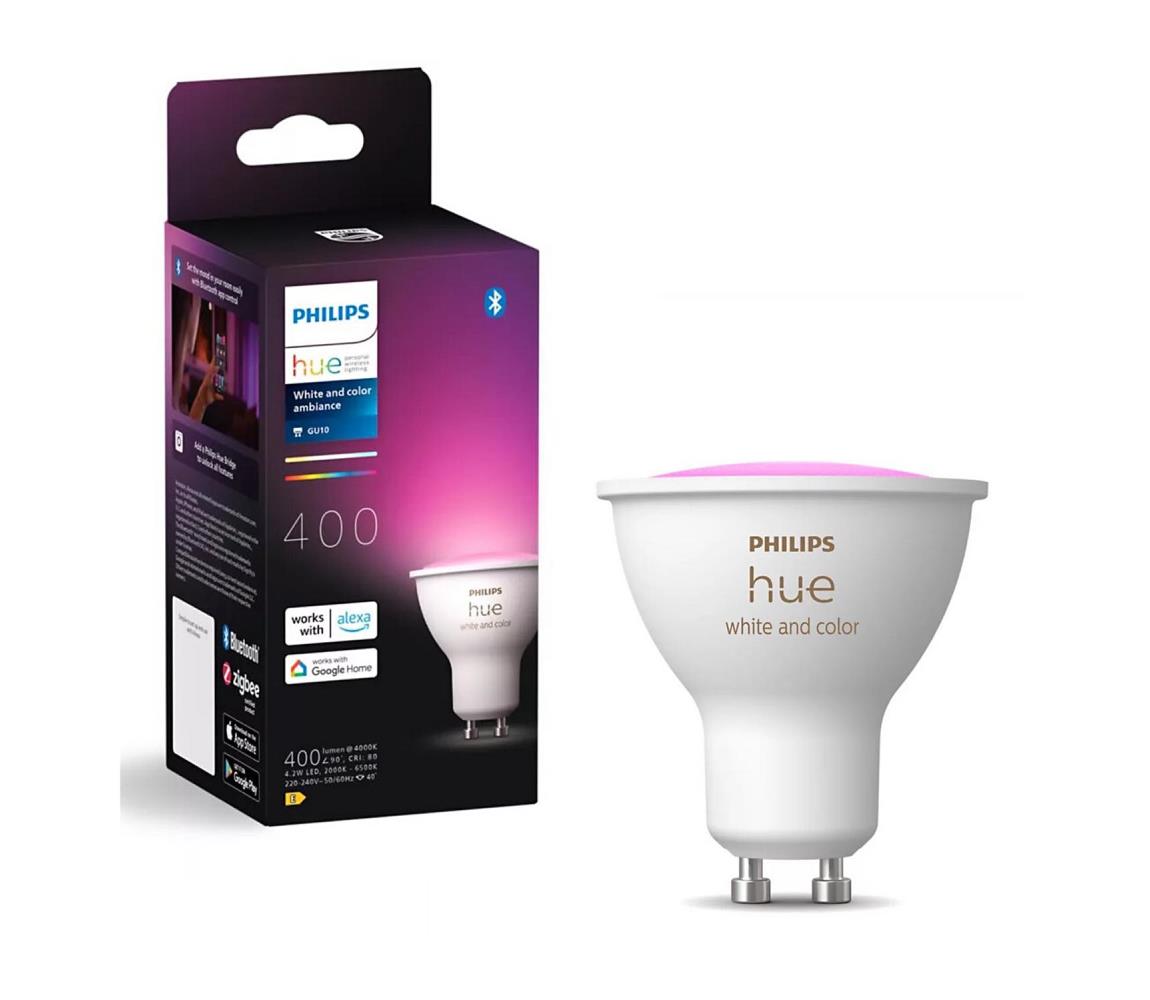 LED RGBW Ściemnialna żarówka Philips Hue WACA GU10/4,2W/230V 2000-6500K