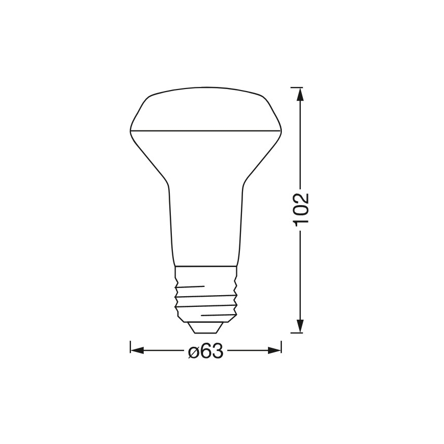 LED RGBW ściemnialna żarówka reflektorowa SMART+ R63 E27/4,7W/230V 2700-6500K Wi-Fi - Ledvance