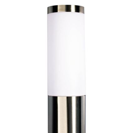 LED RGBW ściemnialna zewnętrzna lampa ścienna LIVIA 1xE27/6,5W/230V 2700-6500K Wi-Fi IP44 srebrna